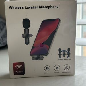Wireless Lavalier Microphone for Smartphones Apple Iphone